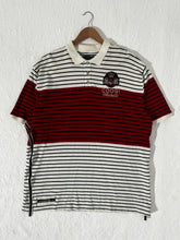 Y2K Coogie Striped Polo T Shirt Sz. 2XL