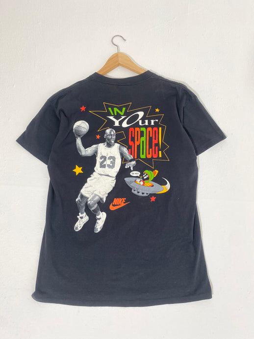 Vintage 1993 NBA All Star Caricature T-Shirt Basketball Jordan