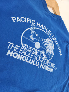 Vintage 1990's "Pacific Harvey Davidson Honolulu Hawaii" T-Shirt Sz. XXL