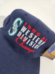 Vintage Seattle Mariners "1995 A.L. West Division Champs" Snapback Hat