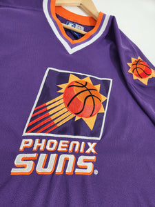 Vintage Phoenix Suns Baseball Jersey Mens L NBA Basketball 90s Starter  Buttons