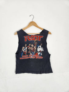 Vintage 1980's RAIT 'N' ROLL 1985 Tour Cut Tank T-Shirt Sz. S