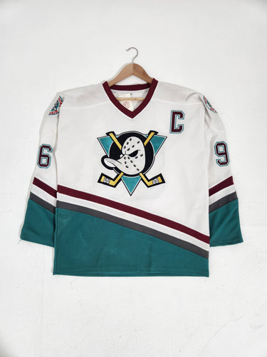 Vintage 2000's NHL Mighty Ducks Conway Hockey Jersey Sz. M
