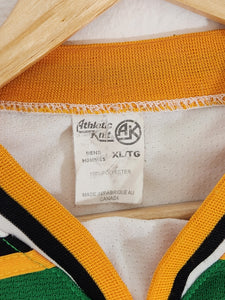 Vintage 1990's Athletic Knit BALTIC AUTO SHIPPING Hockey Jersey Sz.XL