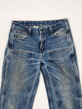 Vintage 1990's CARHARTT Blue Denim Double Knee Jeans Sz. 36 x 32