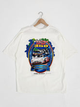 Vintage 2000's DODGE Save Mart 350 Nascar "Pouring it On" AOP T-Shirt Sz. XXL