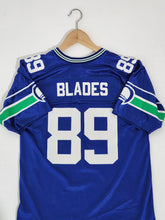 Vintage 1990's Logo Athletic NFL Seattle Seahawks Blades #89 Jersey Sz. Youth L