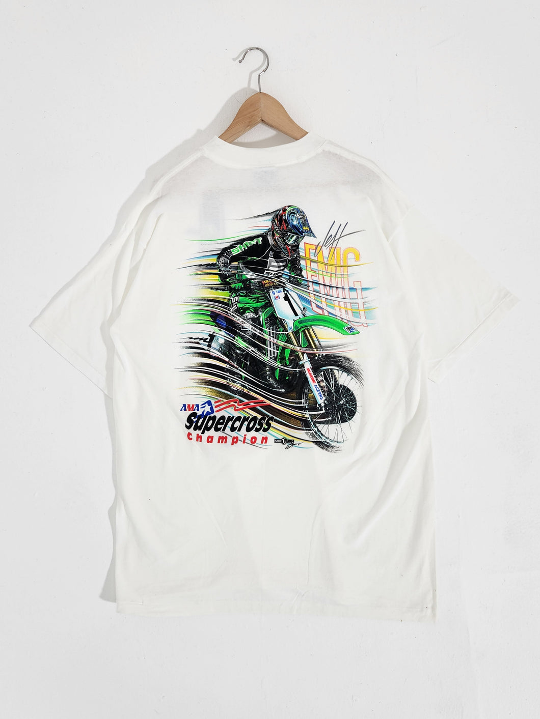 Vintage 1990's Jeff Emig AMA SuperCross Champions Sz. XL