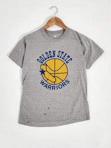 Vintage 1980's NBA Golden State Warriors "US Print Prep Series 1987 T-Shirt Sz. M