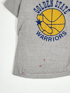 Vintage 1980's NBA Golden State Warriors "US Print Prep Series 1987 T-Shirt Sz. M