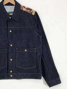Tarboo Denim Jacket with Pendleton Fabric Sz. L