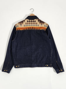 Tarboo Denim Jacket with Pendleton Fabric Sz. L