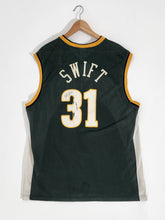 Vintage 1990's REEBOK Seattle Supersonics Swift #31 Jersey Sz. L