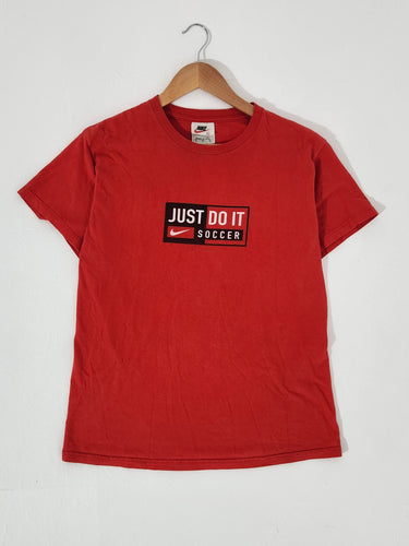 Vintage 1990's Nike Just Do It Soccer T-Shirt Sz. XL