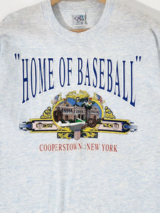 Vintage 1990's "Home of Baseball" Cooperstown New York T-Shirt Sz. L