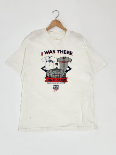 VTG 80's Seattle MARINERS long sleeve t-shirt Med MLB baseball