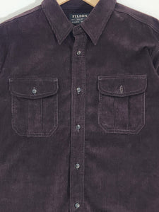 Vintage 2000's Filson Brown Corduroy Button Down Shirt Sz. L
