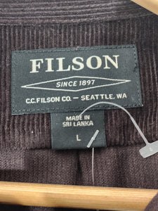 Vintage 2000's Filson Brown Corduroy Button Down Shirt Sz. L