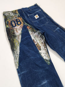 Vintage Carhartt Pants Custom Painted Sz. 34 x 36