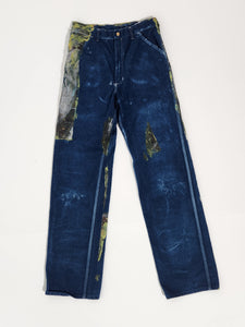 Vintage Carhartt Pants Custom Painted Sz. 34 x 36