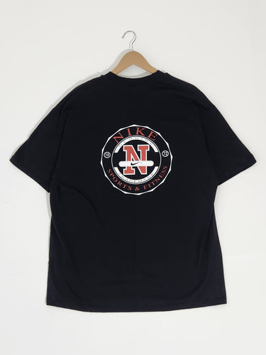 Vintage 1990's Bootleg Nike Sports & Fitness Pocket T-Shirt Sz. XL