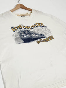 Vintage 2000s ECKO UNLIMITED Train Graphic T-Shirt Sz. 3XL