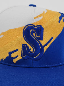 Custom Seattle Mariners Paint Splash  Snapback