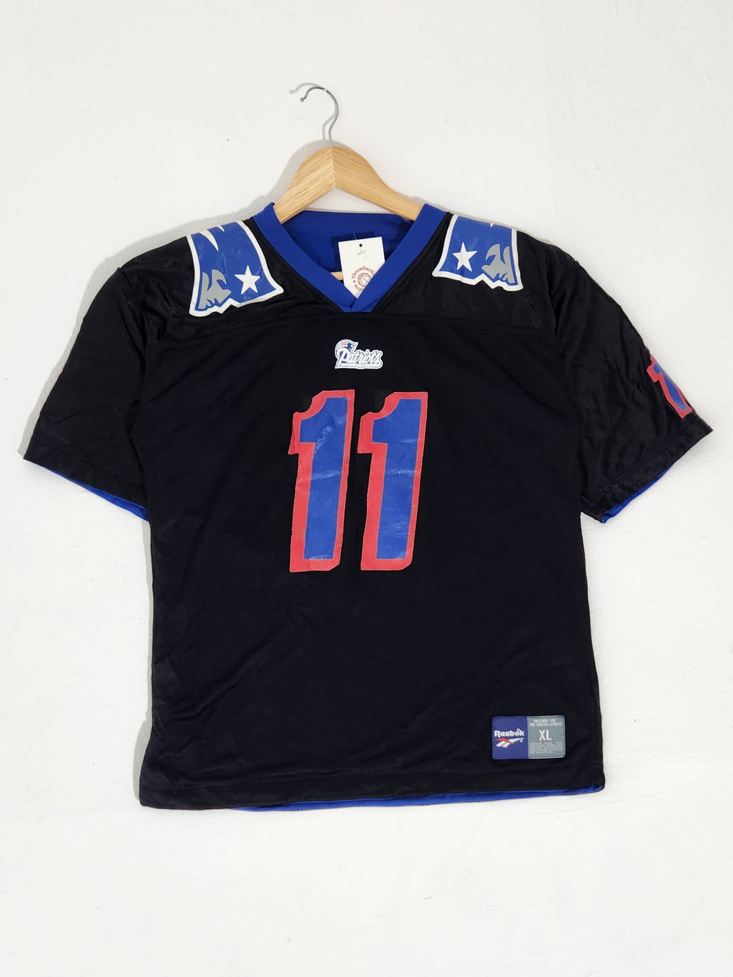 Vintage 2000s REEBOK Reversible Drew Bledsoe Patriots Jersey Sz. XL