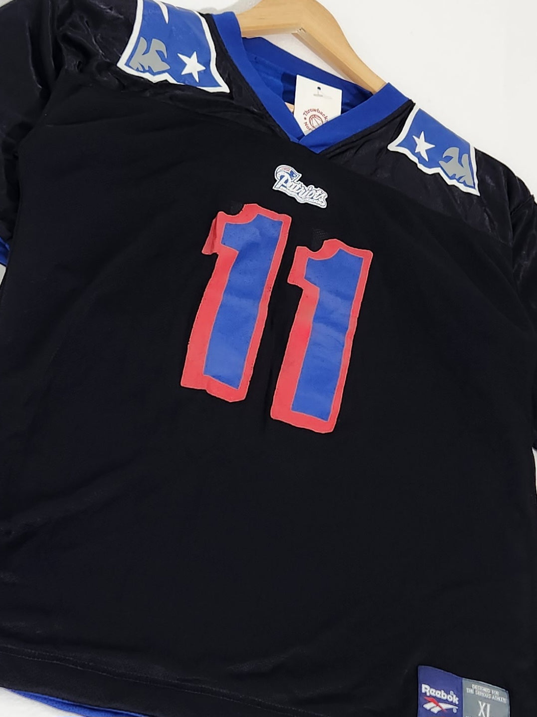 Vintage drew bledsoe XL patriots jersey