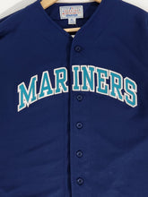 Vintage 2000s STARTER MLB Seattle Mariners Baseball Jersey Sz. Y-XL