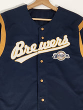Vintage 2000s MLB Milwaukee Brewers Baseball Jersey Sz. L