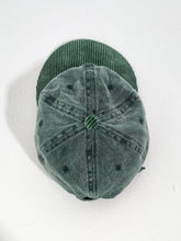 Custom Nike Center Swoosh Green Corduroy Buckle Hat