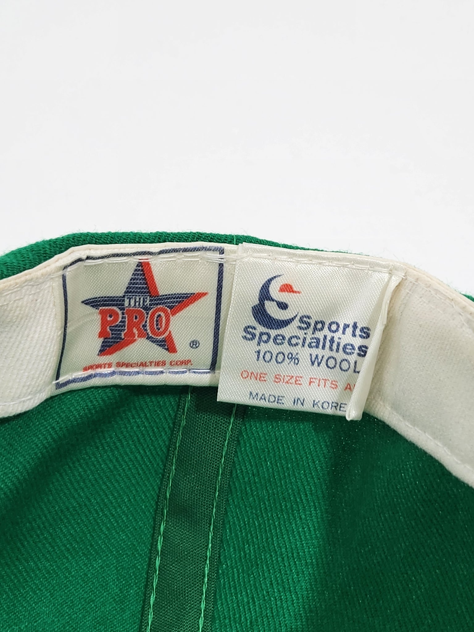 Vintage 1990s NBA Boston Celtics Script Sports Specialties Wool Snapba