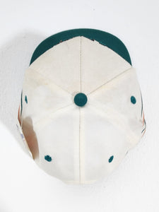 Vintage 1990s NFL Miami Dolphins Logo Athletics Diamond Cut Snapback Hat