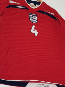 Vintage 2000's Umbro England Steven Gerrad #4 Soccer Jersey Sz. XL