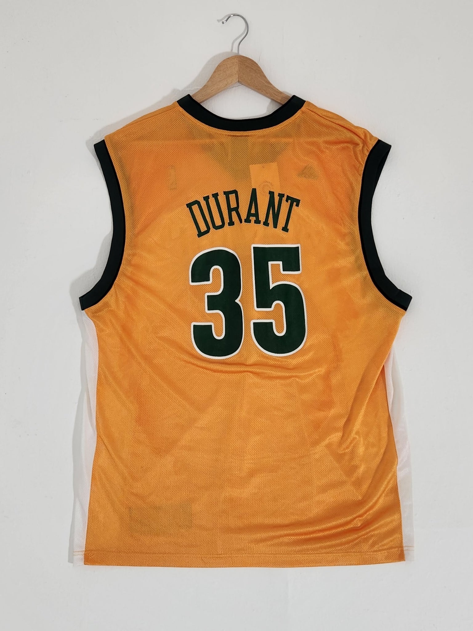 Nike, Shirts, Adidas Seattle Supersonics Kevin Durant Jersey Shirt Nba 35  Small Basketball