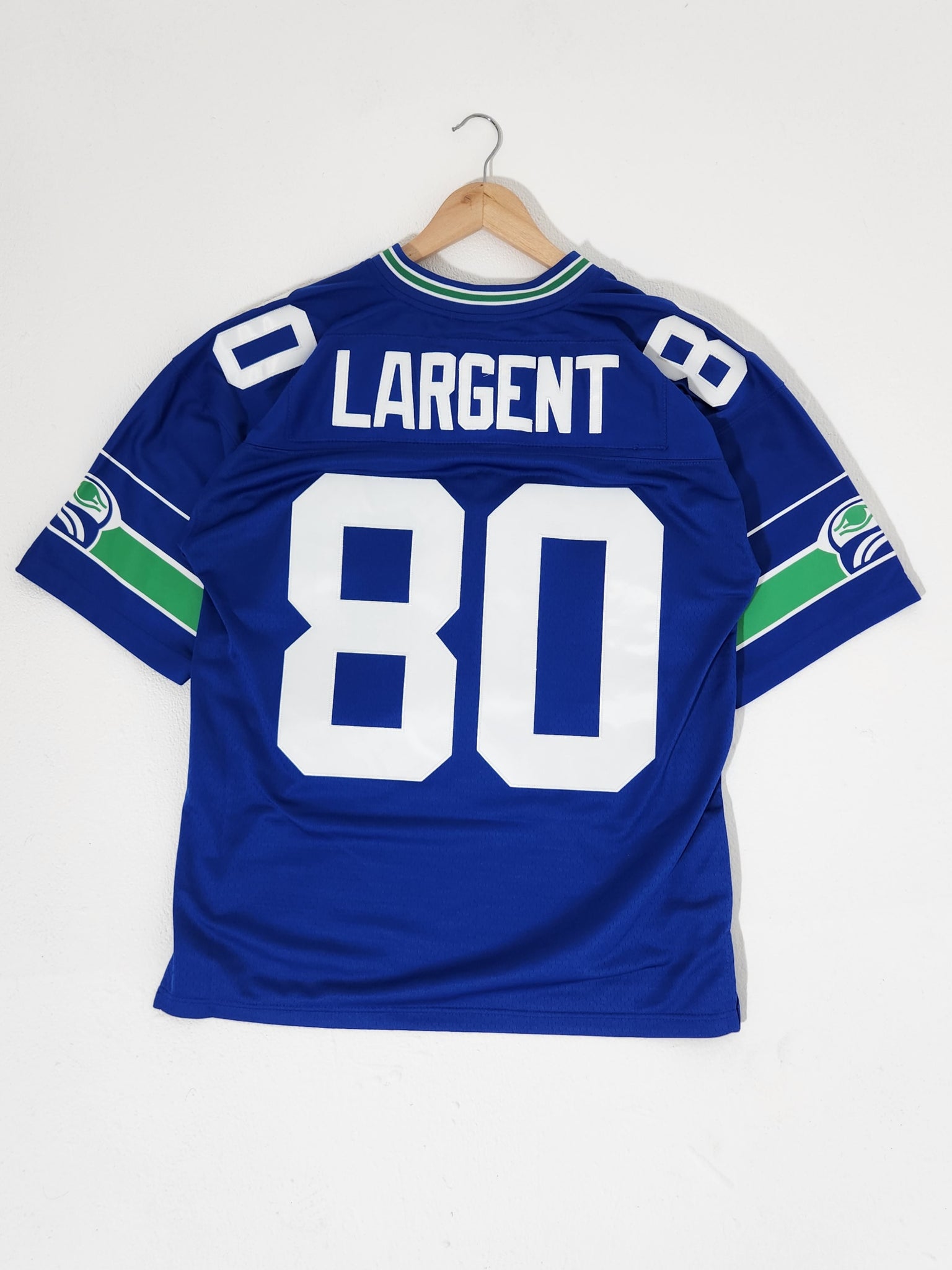 STEVE LARGENT T-Shirt #80 SEATTLE SEAHAWKS NFL Wide Receiver 1