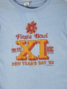 Vintage 1982 Fiesta Bowl College Football USC vs. Penn State T-Shirt Sz. XL