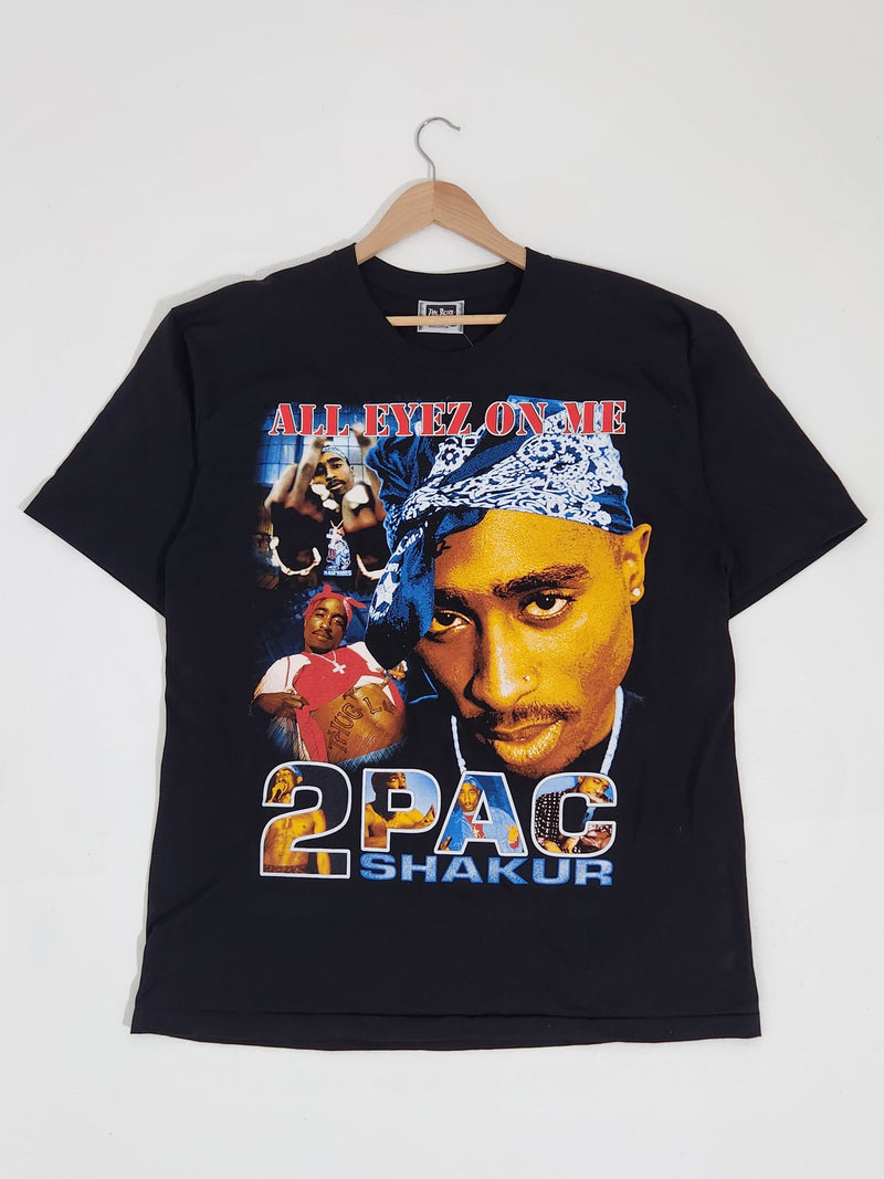 2PAC Vintage90s'HipHop Tシャツ CYPHER 白 2XL-