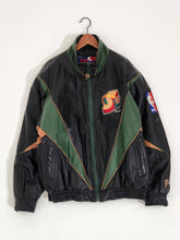 Vintage 1990s Seattle SuperSonics Pro Player Leather Jacket Sz. XL