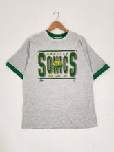Vintage 1990s NBA Seattle SuperSonics Two-Toned T-Shirt Sz. XL