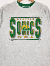 Vintage 1990s NBA Seattle SuperSonics Two-Toned T-Shirt Sz. XL