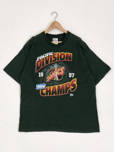 Vintage 1990s Prop Player Seattle SuperSonics 1997 Pacific Division Champions Sz. XL