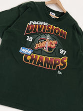 Vintage 1990s Prop Player Seattle SuperSonics 1997 Pacific Division Champions Sz. XL