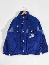 Vintage 1990s Logo Athletics Seattle Seahawks Puffer Jacket Sz. 2XL