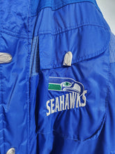 Vintage 1990s Logo Athletics Seattle Seahawks Puffer Jacket Sz. 2XL