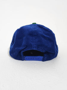 Vintage 1990's STARLINE Seattle Seahawks Blue Corduroy Snapback Hat