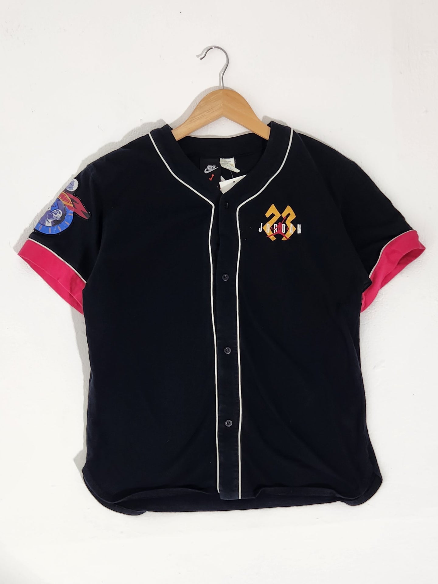 Vintage 1990s Michael Jordan #23 Black Baseball Jersey Sz. Youth XL