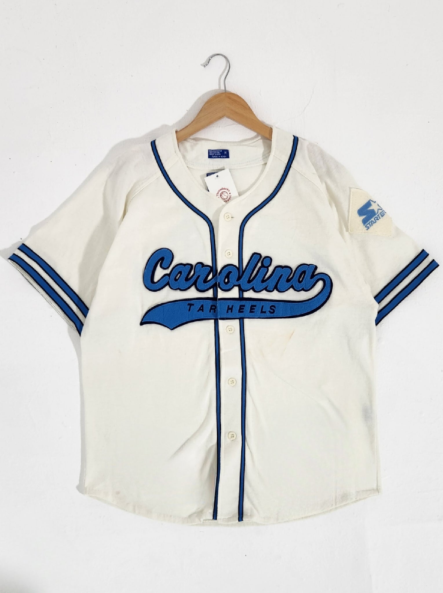 Vintage 1990s STARTER University of North Carolina Tarheels Baseball J
