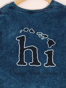 Hawaii Blue Tie Dye Shirt Sz. 4X